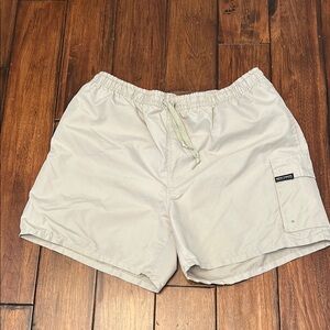 Light Beige Casual Shorts